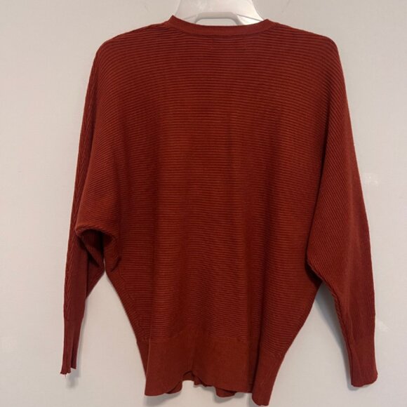 Truth by Republic Rust Ribbed Button Front Cardigan Size Small - Picture 6 of 8